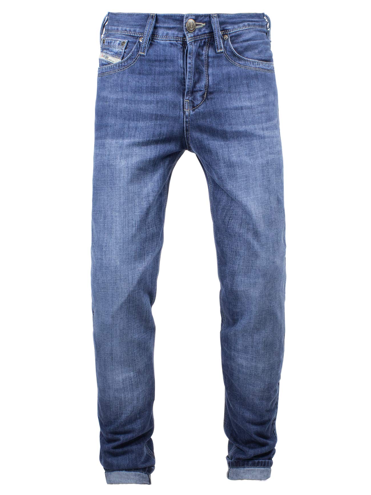 John Doe Original XTM Motorrad Jeans Herren Stretch Protektoren Light Blue 40/34 von John Doe