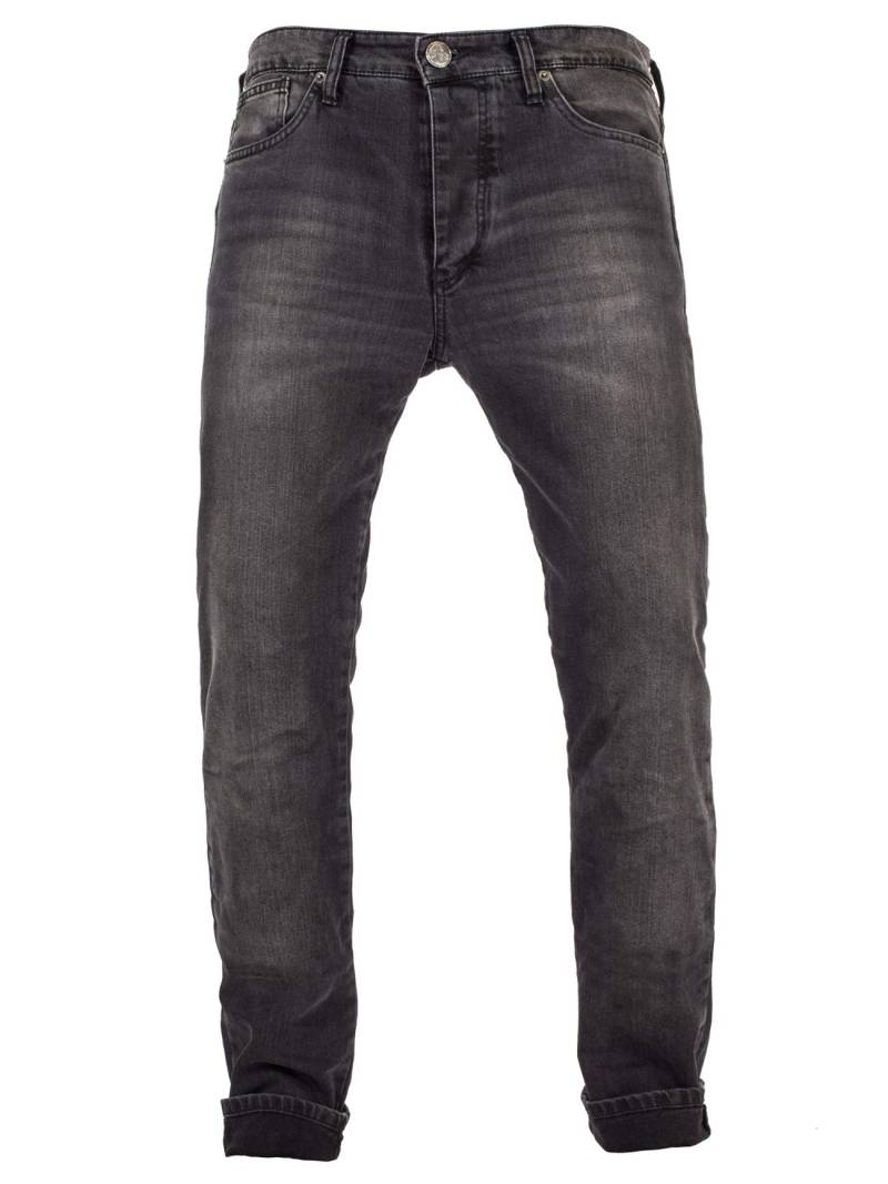 John Doe Ironhead XTM Motorrad Jeans Herren Stretch mit Protektoren Black 36/36 von John Doe