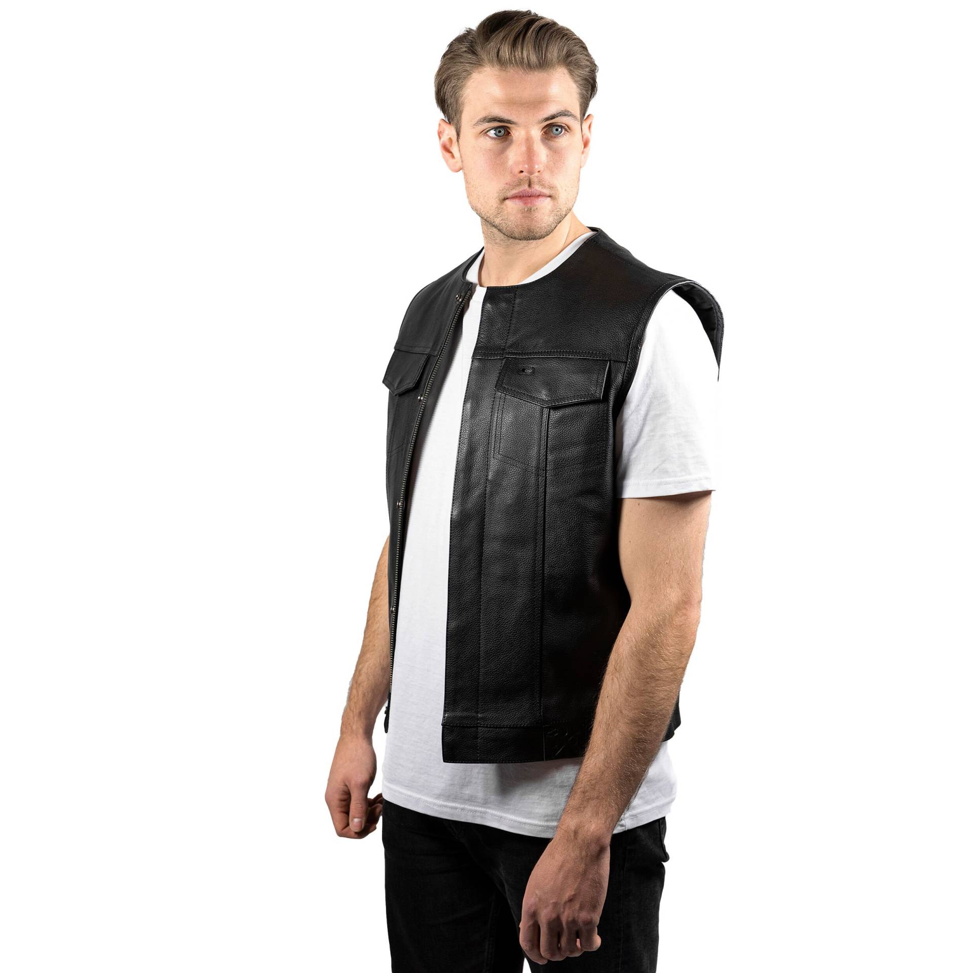 John Doe MC Outlaw Lederweste schwarz XXL Herren von John Doe