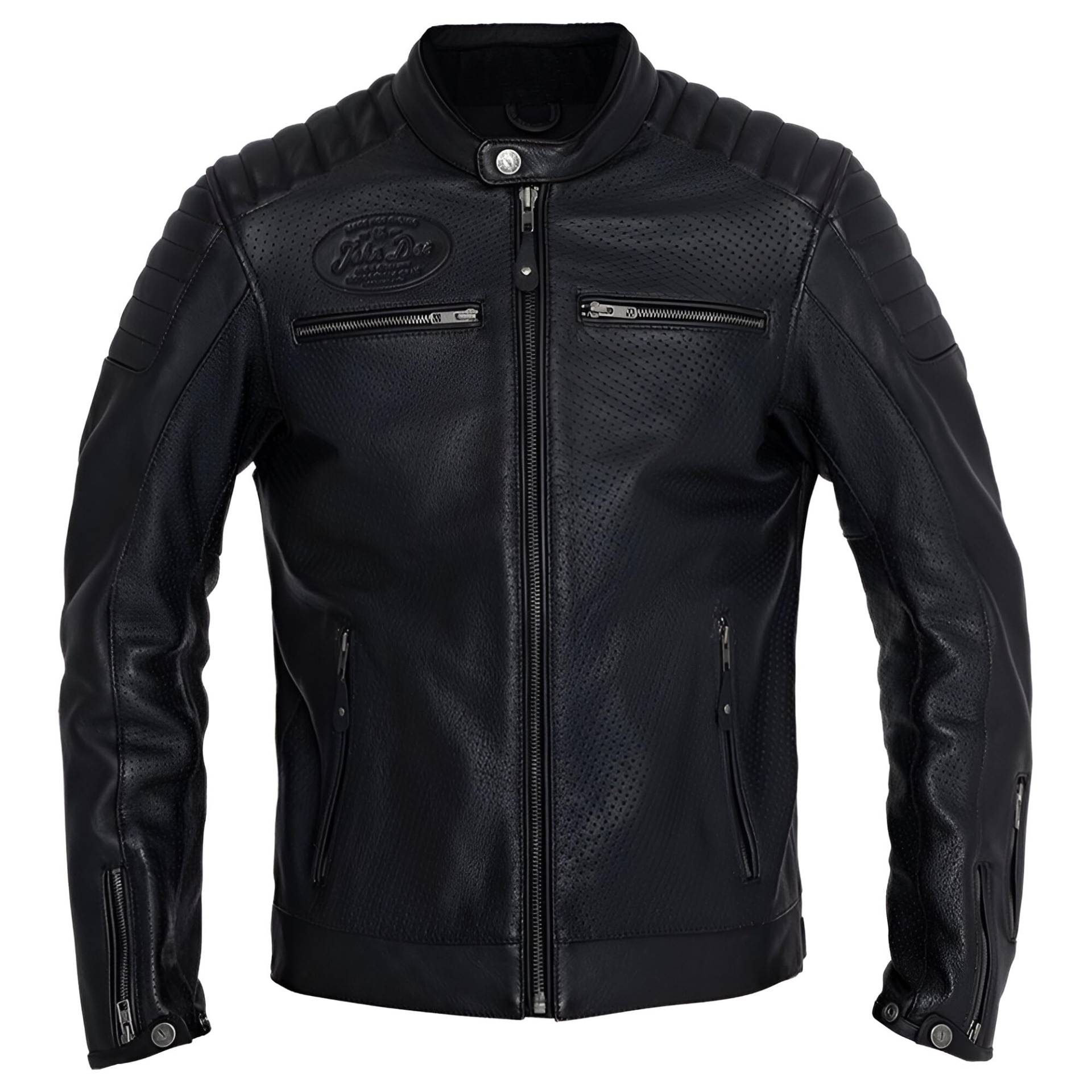 John Doe Motorradjacke Dexter Leather Jacket Lederjacke, 3XL von John Doe