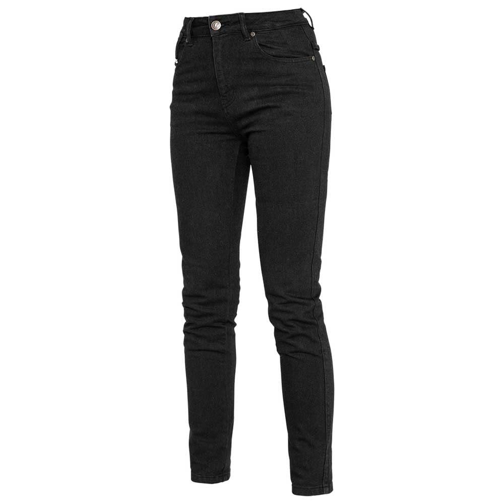 John Doe Motorradjeans Jane High Lady Monolayer XTM Slim Fit, BLACK RAW, 27-34 von John Doe