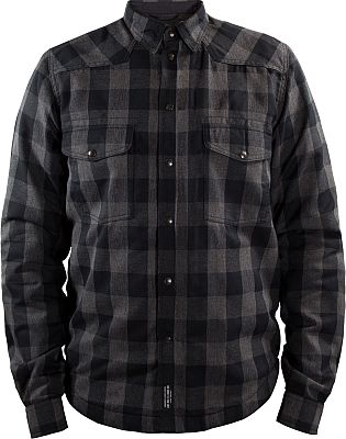 John Doe Motoshirt, Hemd/Textiljacke - Grau/Schwarz - 5XL von John Doe