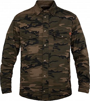 John Doe Motoshirt New Camouflage, Hemd/Textiljacke - Oliv/Braun/Schwarz - 3XL von John Doe