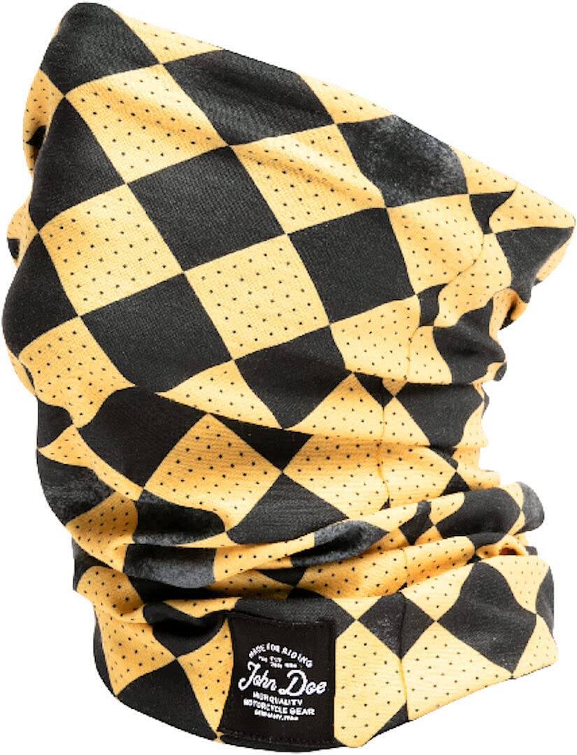 John Doe Race Flag Yellow Multifunktionstuch (Black/Yellow) von John Doe