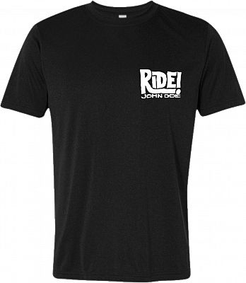 John Doe Ride, T-Shirt - Schwarz/Weiß - 3XL von John Doe