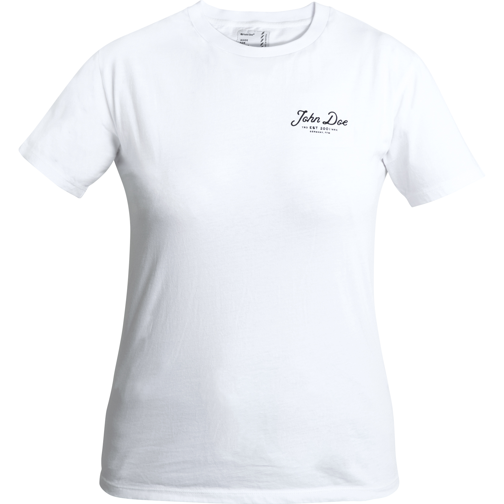 John Doe T-Shirt Damen JD Lettering weiß XS Damen von John Doe