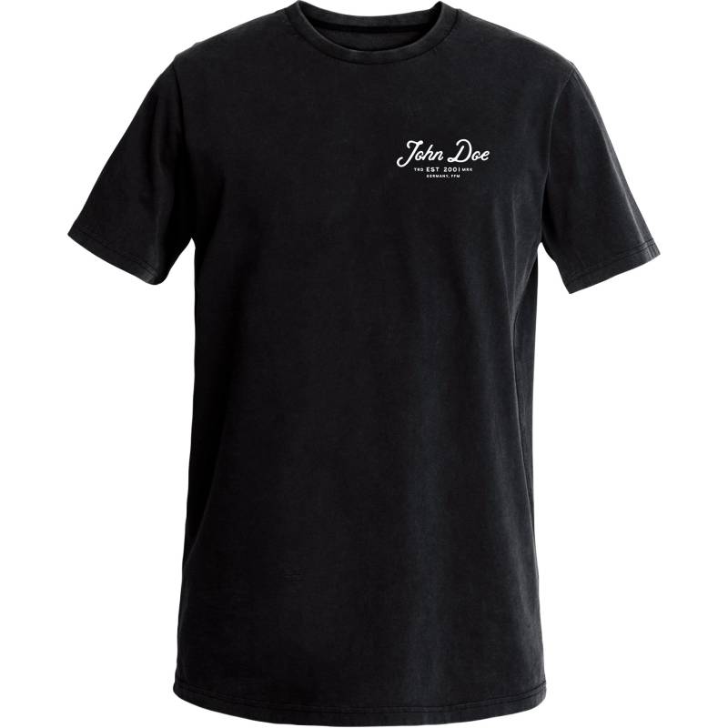 John Doe T-Shirt JD Lettering schwarz M von John Doe