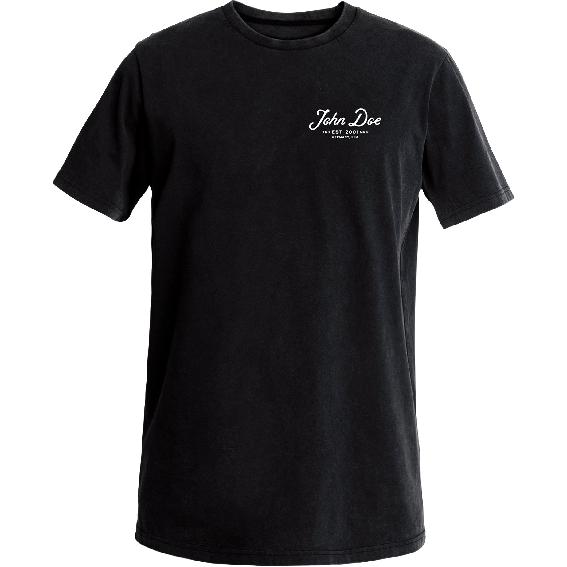 John Doe T-Shirt JD Lettering schwarz S von John Doe