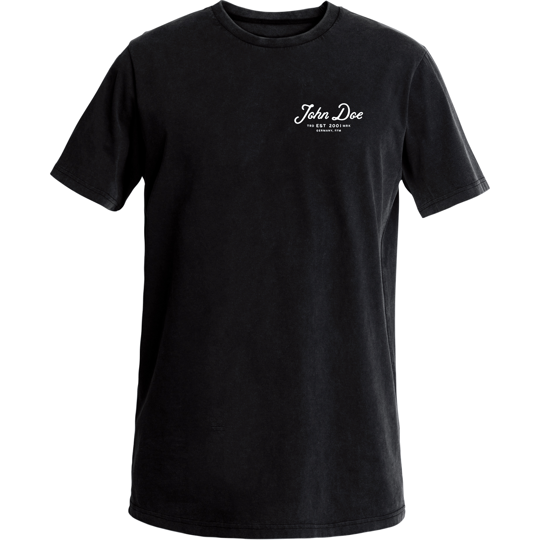 John Doe T-Shirt JD Lettering schwarz XXL von John Doe