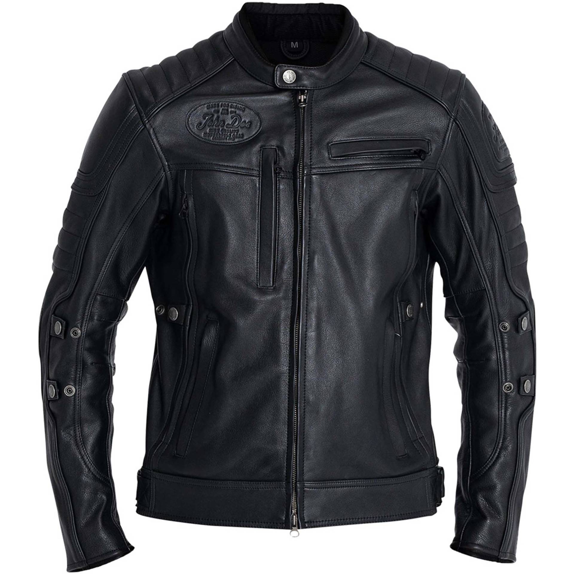 John Doe Technical Lederjacke schwarz S Herren von John Doe