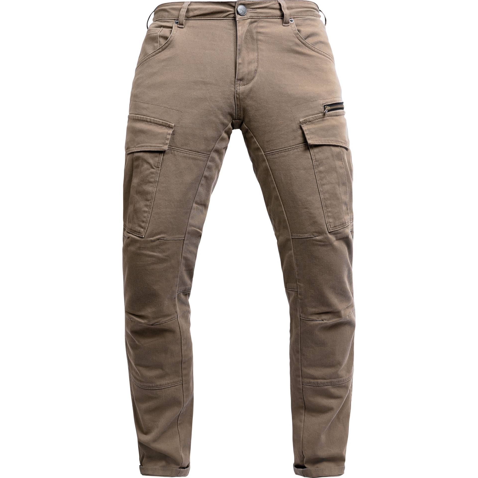 John Doe XTM Stroker Cargo Motorradhose camel 25/34 Herren von John Doe