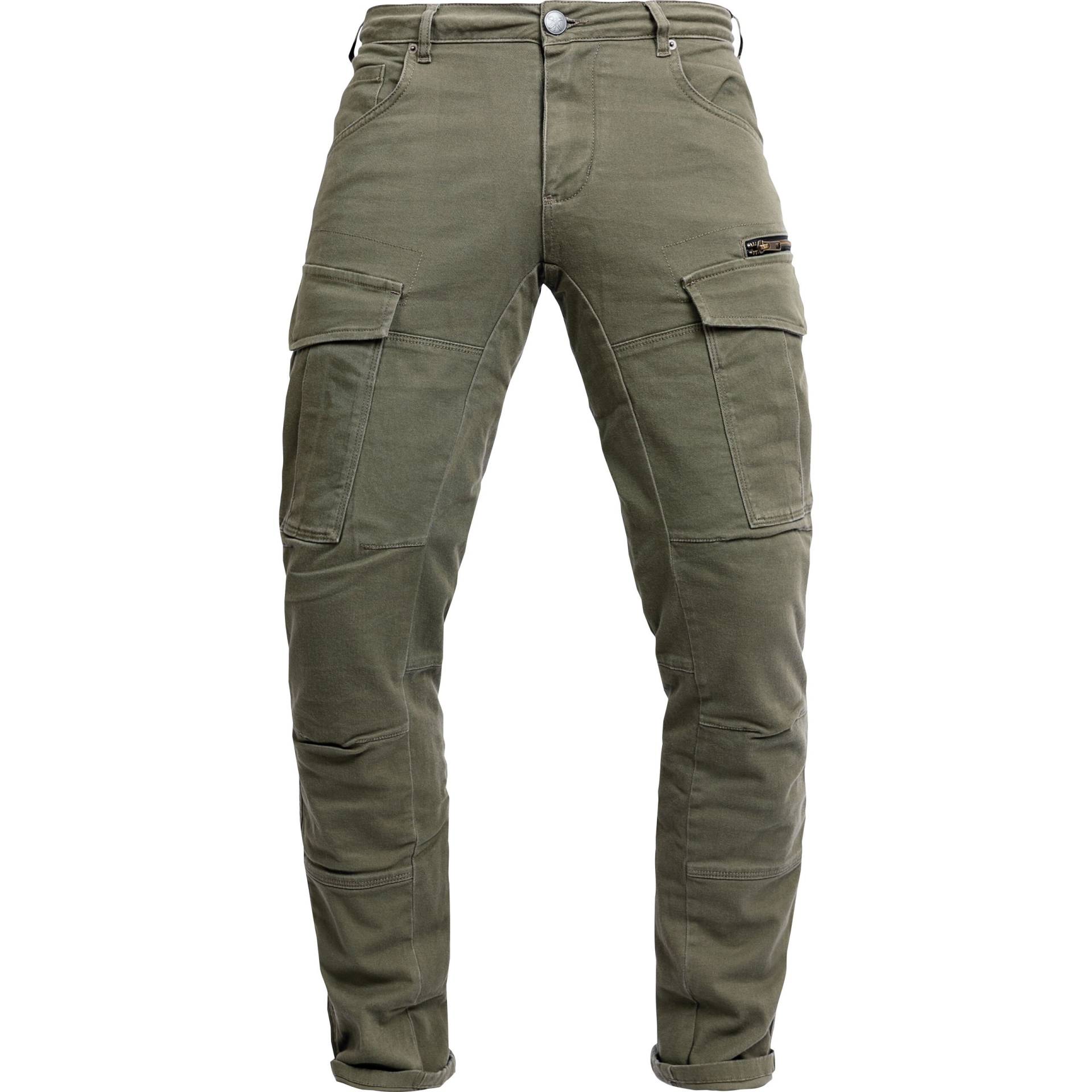 John Doe XTM Stroker Cargo Motorradhose olive 25/34 Herren von John Doe