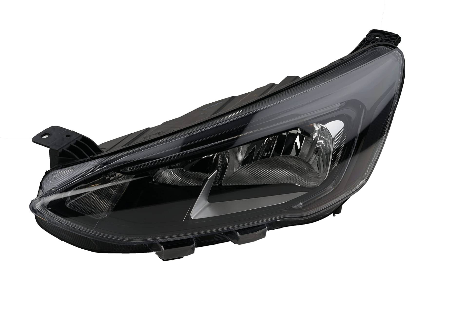 Johns, Scheinwerfer Halogen links passend für Ford Focus 01/18- mit LWR TFL LED schwarz von Johns