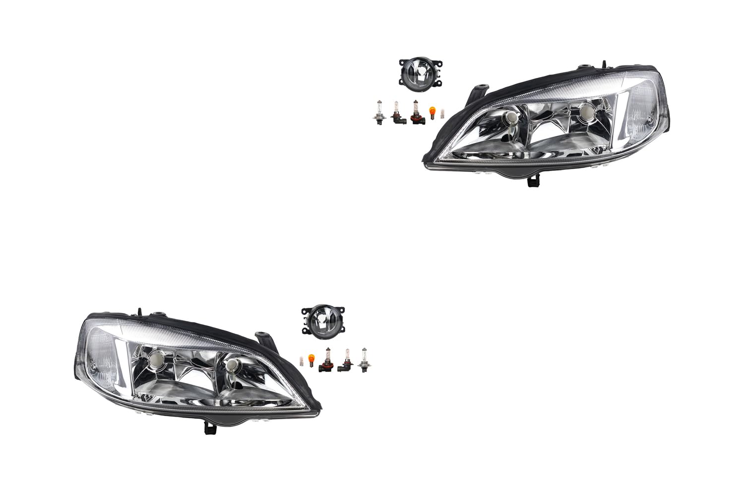 Johns, Scheinwerfer Night Breaker Satz passend für Opel Astra G +Nebel+Le. von Johns