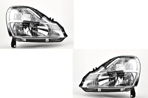 Johns, Scheinwerfer Satz passend für Renault Modus Scheinwerfer FP/JP 01/08- H7/H1 Set links & rechts von Johns