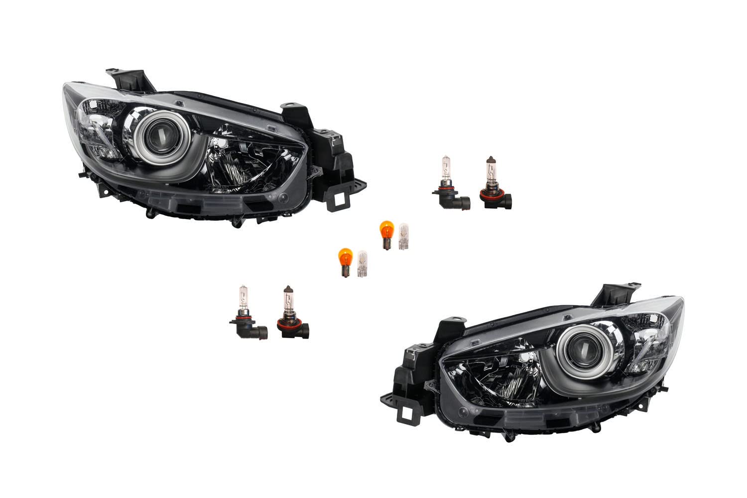 Johns, passend für Mazda CX5 Scheinwerfer 11/11-02/15 + Leuchtmittel Set links, rechts von Johns