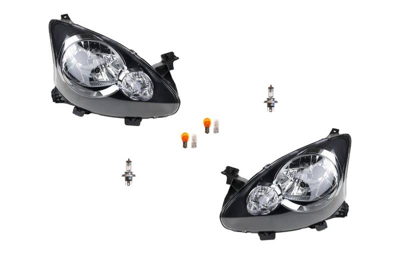 Johns, passend für Toyota Aygo Scheinwerfer B10 07/05- + Leuchtmittel Set links, rechts von Johns