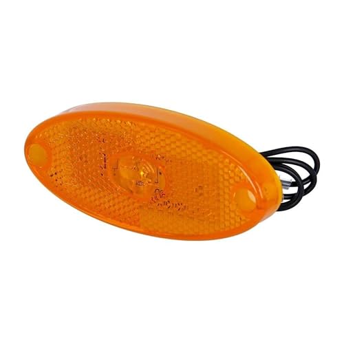 LED Seitenposition Oval Orange 12V Wohnmobil von Jokon