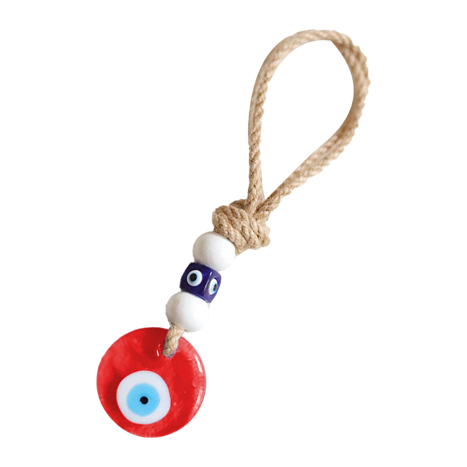 Evil Eye Ornament, Auto Evil Eye Dekor | Blauer Evil Eye Autoanhänger für die Rückansicht - Türkischer blauer böser Blick-Anhänger, Segensschutz-Dekor, Rückansicht-Auto-Ornament für Auto, Rückansicht, von Jongyumo