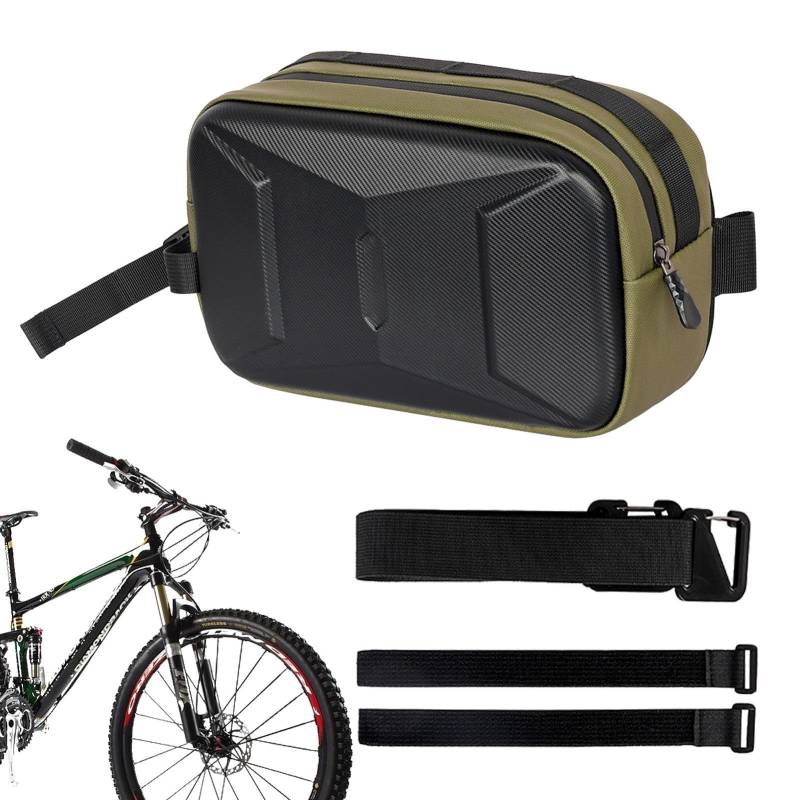 Fahrrad-Querstangen-Fronttasche,Fahrrad-Fronttasche - Wasserdichte Mountainbike-Querträgertasche | 3-Liter-Lenker-Aufbewahrungstasche für Mountainbikes, Pendlertasche, wasserdichte Mountainbike-Crossb von Jongyumo