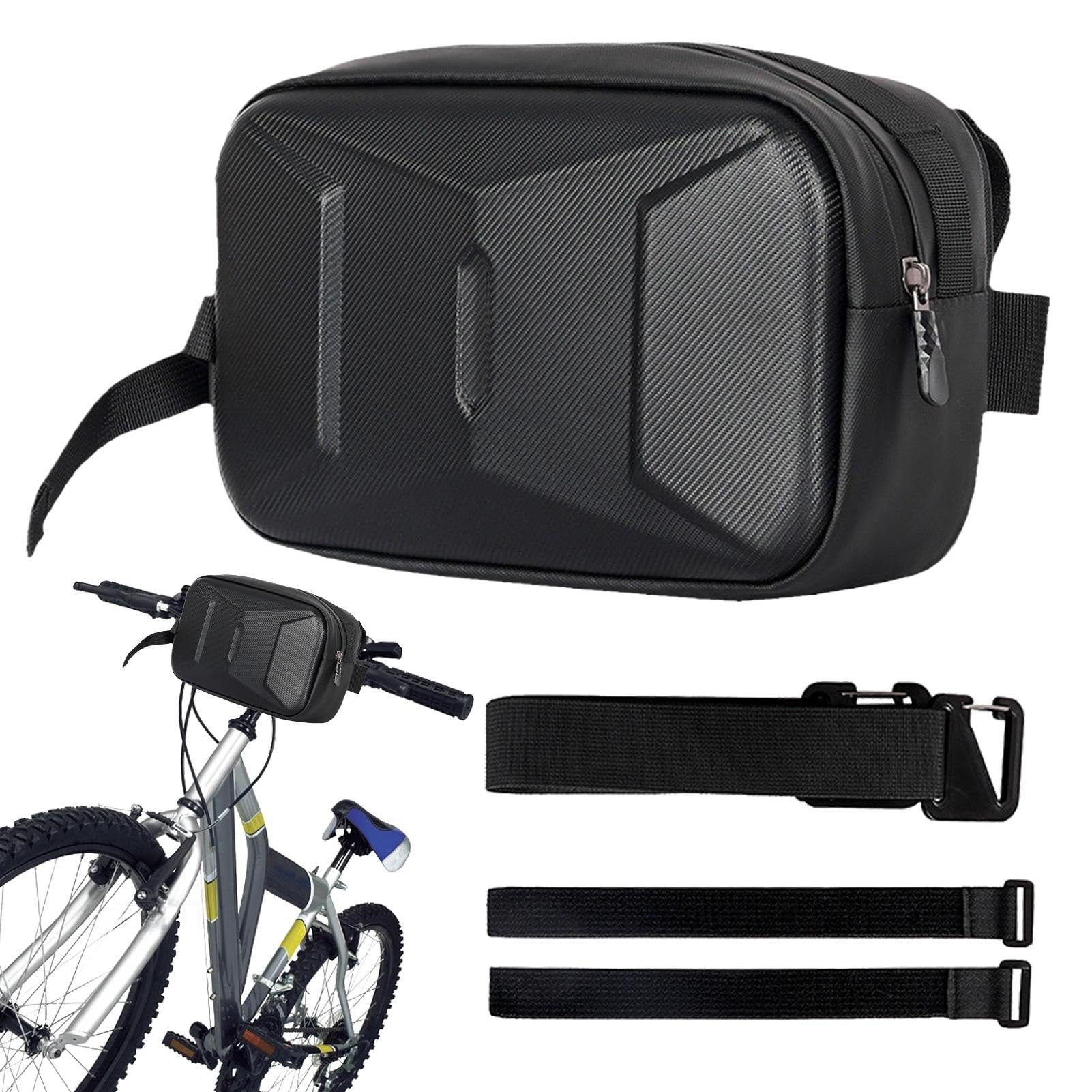 Fahrrad-Querstangen-Fronttasche,Fahrrad-Fronttasche | Wasserdichte Mountainbike-Querträgertasche | 3L praktische Lenker-Aufbewahrungstasche, Rennrad-Korb-Rahmentasche für Stunt-, Kick- und selbstbalan von Jongyumo