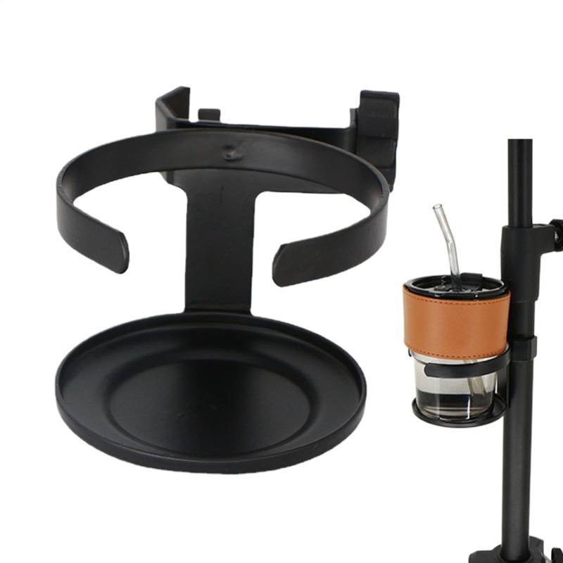 Getränkehalter, Mikrofon Stand Drinkholder, Mehrzweck Tasse Halter, Becherhalter für Mikrofon und Notenständer, Klemmhalter Flaschenhalter für Kaffee Reisebecher und Wasserflasche von Jongyumo