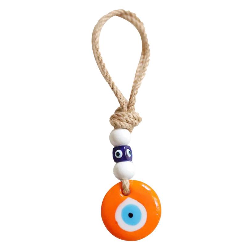 Jongyumo Evil Eye Ornament, Auto Evil Eye Dekor | Evil Eye Rückansicht Auto Ornament,Blauer Evil Eye Anhänger Segen Schutz Dekor, Evil Eye Auto Ornament für Auto Rückansicht Fenster Tür Balkon von Jongyumo