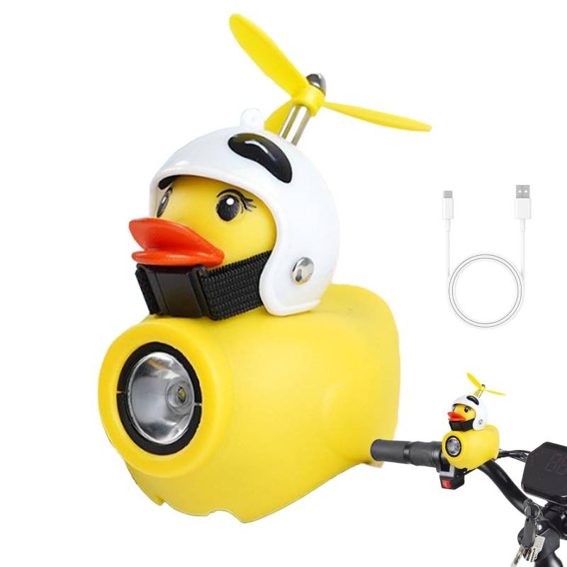 Lenker-Ente, Motorrad-Lenker-Ente | Motorrad-Entenhorn,Fahrradlenker-Entenhorn, Motorrad-Entenhorn mit Propeller und Licht für Kinder und Erwachsene, Radfahren im Freien von Jongyumo