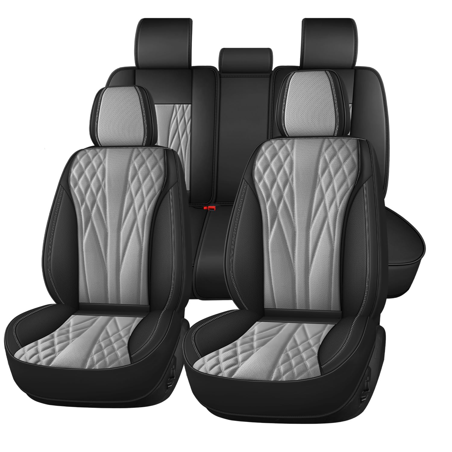 Jooexel Autositzbezüge, universal, passend für Volvo S80/S90/V90, Leder, vollständiges Set von Jooexel