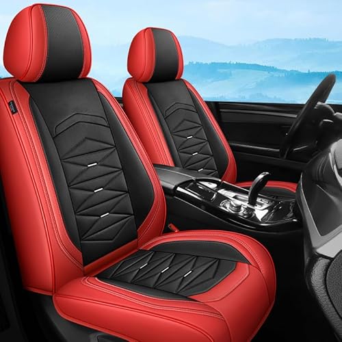 Jooexel Autositzbezüge Universal passend für Audi Q2 Q3 8U Q3 Q5 8R Q5 e-tron Sportback Q7 4L Q7 4M Q8 B4 8G Schonbezug Premium Leder Sitzbezüge von Jooexel