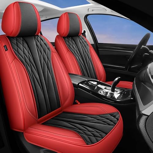 Jooexel Autositzbezüge Universal passend für Audi Q2 Q3 8U Q5 8R Q7 4L Q7 4M Q8 Schonbezug Set Premium Leder Sitzbezüge von Jooexel