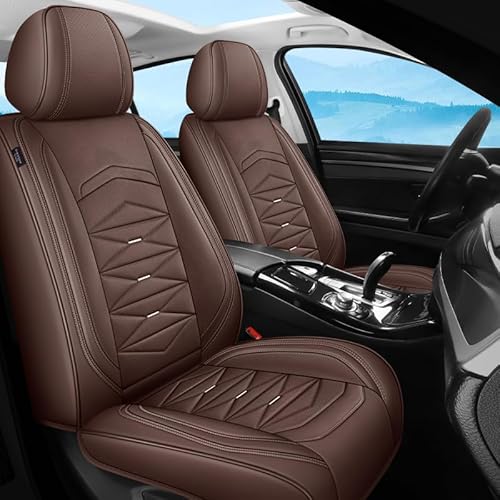 Jooexel Autositzbezüge Universal passend für Audi Q7 Q2 Q2 Sport Q8 RS3 8V RS4 B7 B8 Schonbezug Premium Leder Sitzbezüge von Jooexel