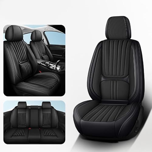 Jooexel Autositzbezüge Universal passend für BMW Serie 1 E81 E82 E87 E88 F20 F21 F52 F40 Serie 2 F22 F23 F44 F45 F46 Schutzset Premium Leder Sitzbezüge von Jooexel