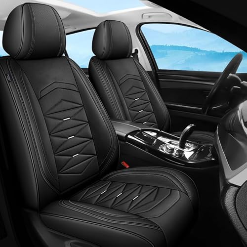 Jooexel Autositzbezüge Universal passend für MB C-Klasse W205 Tuning C300e C250 C280 C200k W203 190e W201 Schonbezug Set Premium Leder Sitzbezüge von Jooexel