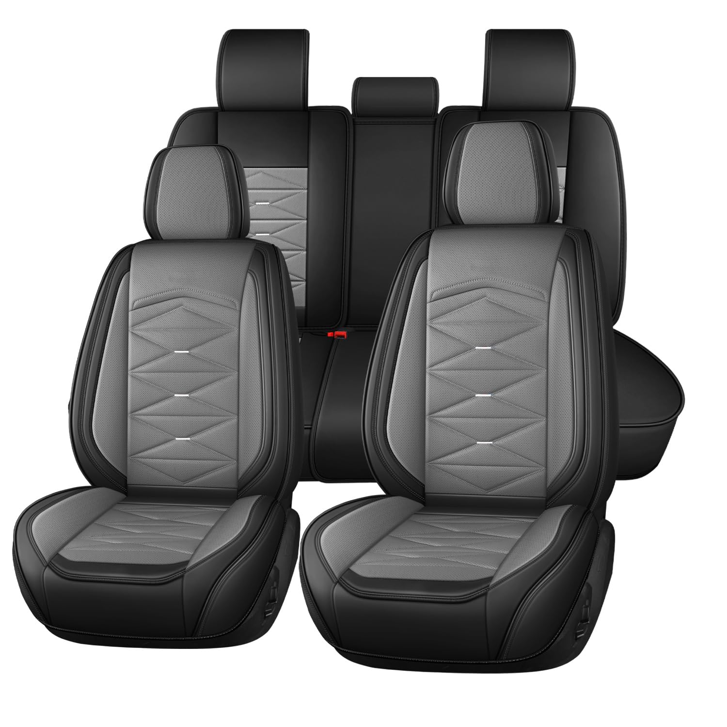 Jooexel Autositzbezüge Universal passend für MB W212 A180 B200 C200 C300 Classe E Gla Gle S500 Glk Cla Schutzset Premium Leder Sitzbezüge von Jooexel