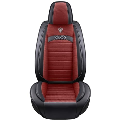 Jooexel Autositzbezüge Universal passend für VW Tiguan Allspace Magotan SCIRO_CCO Phaeton Passat Leder Schutz Sitzbezüge von Jooexel