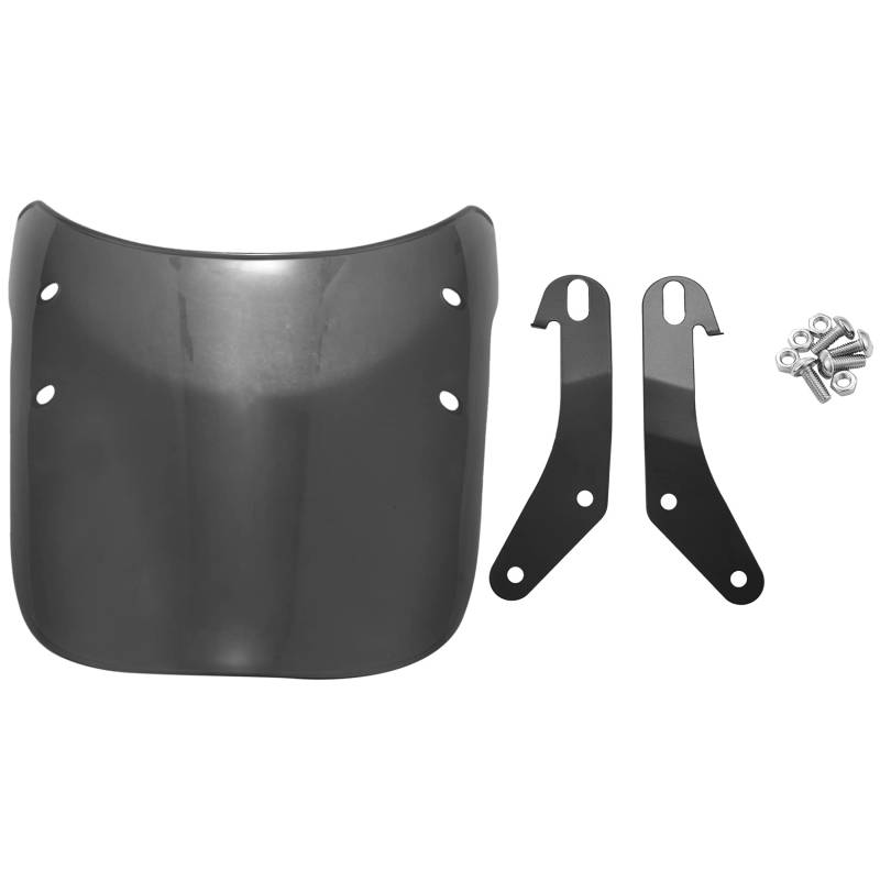 Josenidny Windschild für Motorradverkleidung, kompatibel mit Bonneville 2001-2017, T100 2003-2017 (Rauchgrau) von Josenidny