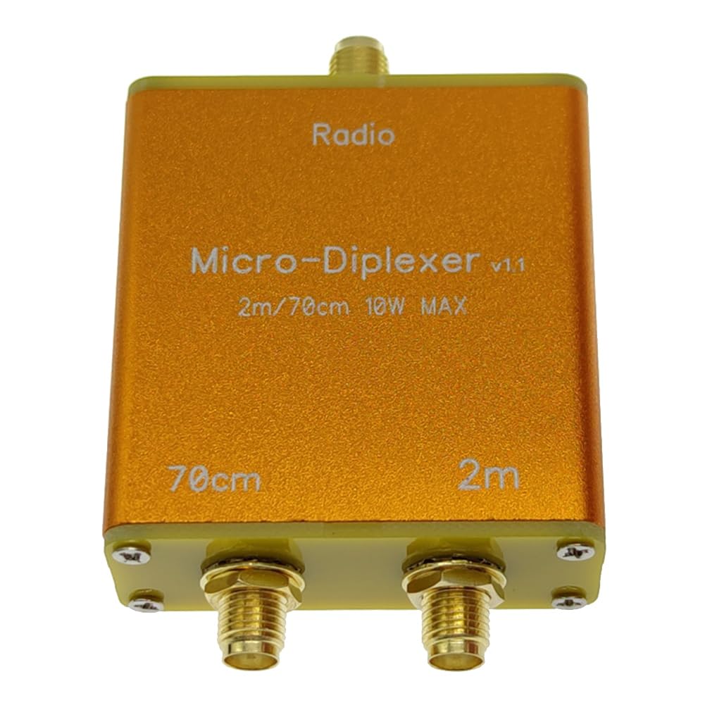 Joskeijky 10 W V/U 2 M 70 cm Mikro-Diplexer-Duplexfilter, Wird Zwischen Sender und Antenne Platziert (mit Gehäuse) von Joskeijky