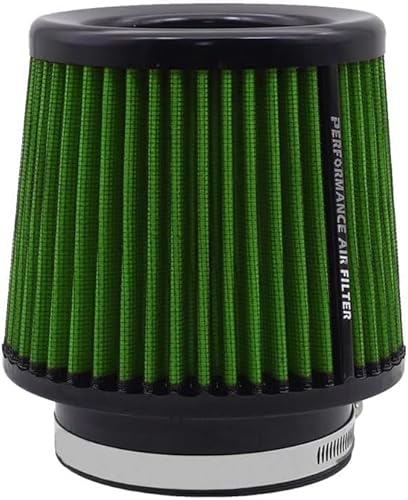 Universal kegelförmiger Luftfilter 76 mm 89 mm 101 mm hochleistungs Einlass Lufteinlass Rundkegel Luftfilter Reiniger für Racing Sport Auto 3 Größen in einem (green-small) von Journdream