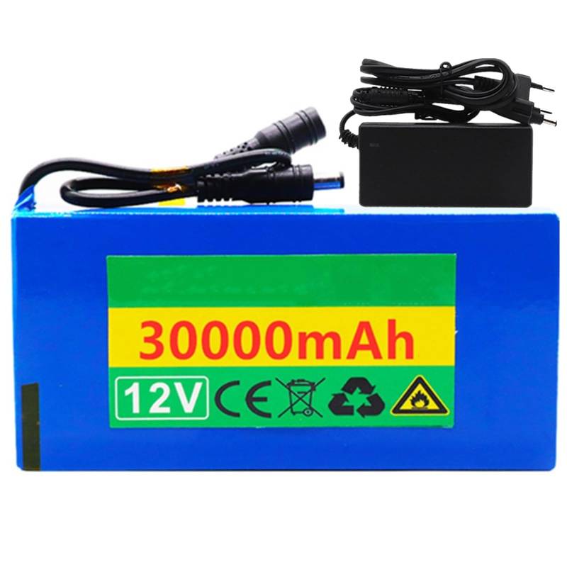 12V 30Ah Lithium-Akku, wiederaufladbarer tragbarer E-Bike-Akku mit Ladegerät, for Fahrradroller von JoyiD