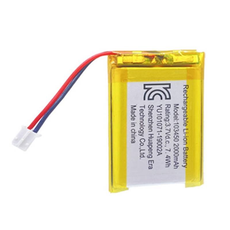 3,7 V 2000 mAh Lithium-Polymer-Akku, wiederaufladbarer Akku mit Anschlussstecker, Lithium-Batterie for Roboter, RC-Autobatterie-Zubehör von JoyiD