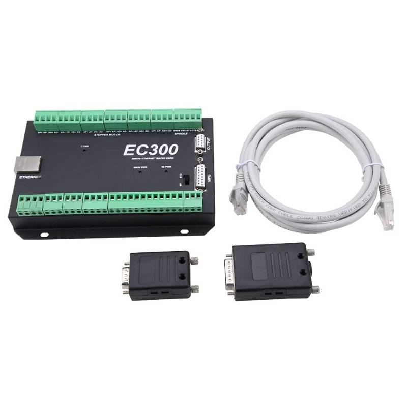 Ethernet Motion Controller, 3~6 Achsen EC300 Steuerungssystem Motion Controller Card Board für Mach3 mit Ethernet-Kommunikation 24VDC[3 Axis] von Joyzan