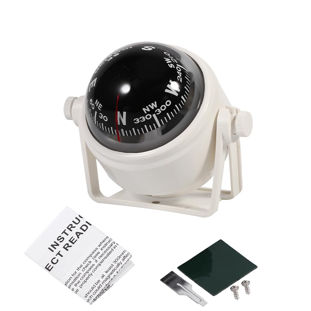 Joyzan Marine Kompass, Navigation Voyager Kompass Militär Digital Dashboard Auto Boot Bootskompass Sea Compass Wasserdicht Automotive Armaturenbrett Passt Caravan Truck LKW Wohnwagen Schiff Outdoor von Joyzan