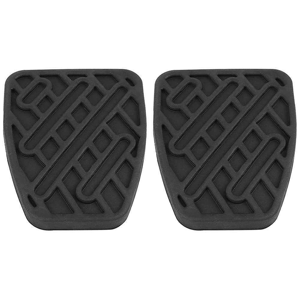 Jrpzcv 2 StüCke 46531JD00A Schwarz Gummi Bremse und Kupplungs Pedal Pad Abdeckungen Passend für 2007 2008 2009 2010 2011 2012-2016 von Jrpzcv