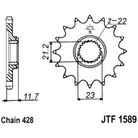 Kettenrad JT JTF1589,19 von Jt