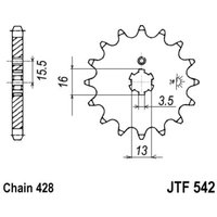 Kettenrad JT JTF542,13 von Jt