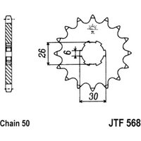 Kettenrad JT JTF568,15 von Jt