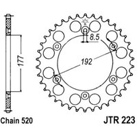 Kettenrad JT JTR223,52 von Jt