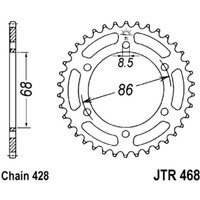 Kettenrad JT JTR468,34 von Jt