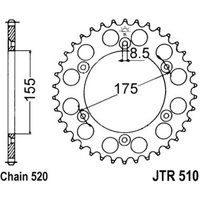 Kettenrad JT JTR510,48 von Jt